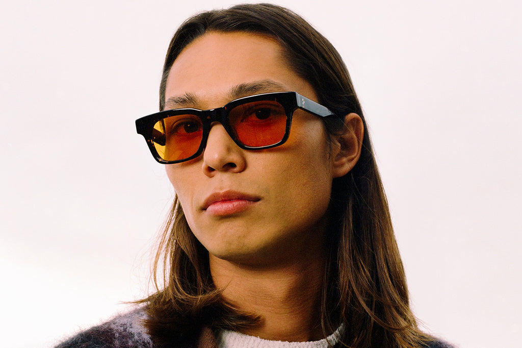 AKILA® Eyewear - Analogue Sunglasses Tokyo Tortoise w/ Orange Lenses