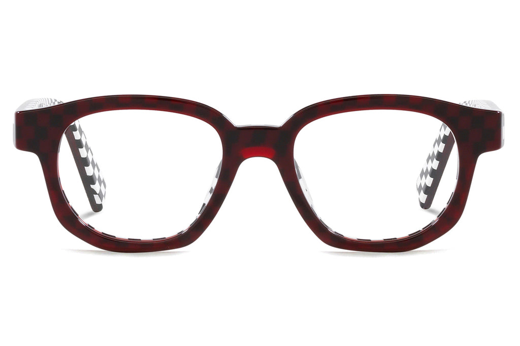 Alain Mikli - A03161 Eyeglasses Transparent Burgundy/Damier Black White