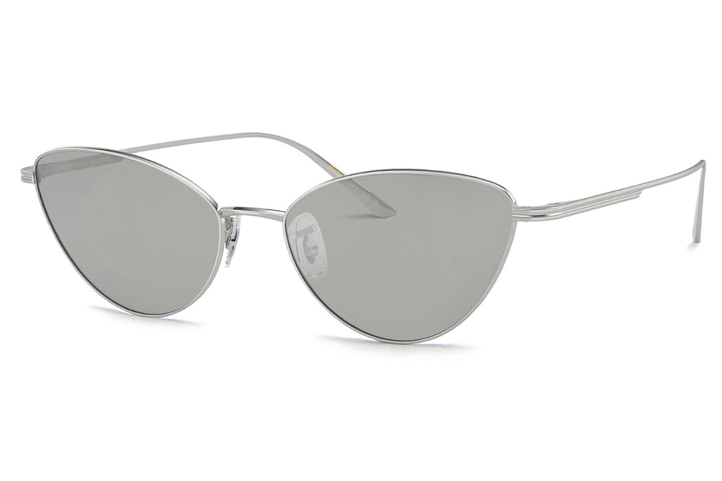 Oliver Peoples - 1998C (OV1328S) Sunglasses Silver with Silver Mirror Lenses