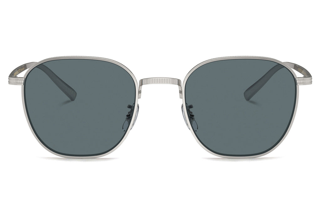 Oliver Peoples - Rynn (OV1329ST) Sunglasses Silver with Blue Polar Lenses