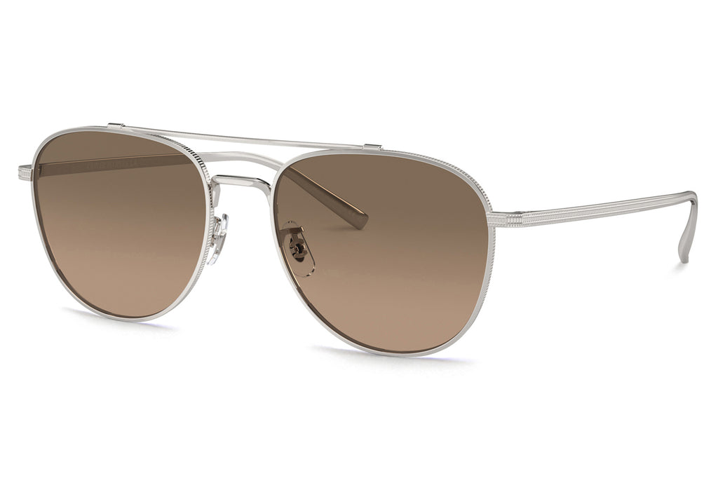 Oliver Peoples - Rivetti (OV1335ST) Sunglasses Silver with Sandstone Gradient Polar Lenses