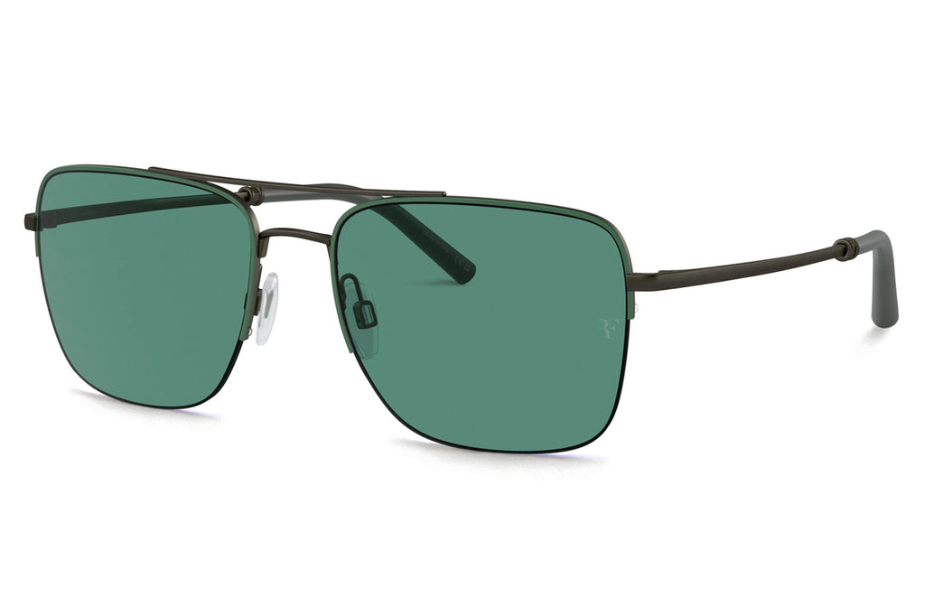 Oliver Peoples - R-2 (OV1343S) Sunglasses Ryegrass/Pewter with Forest Lenses
