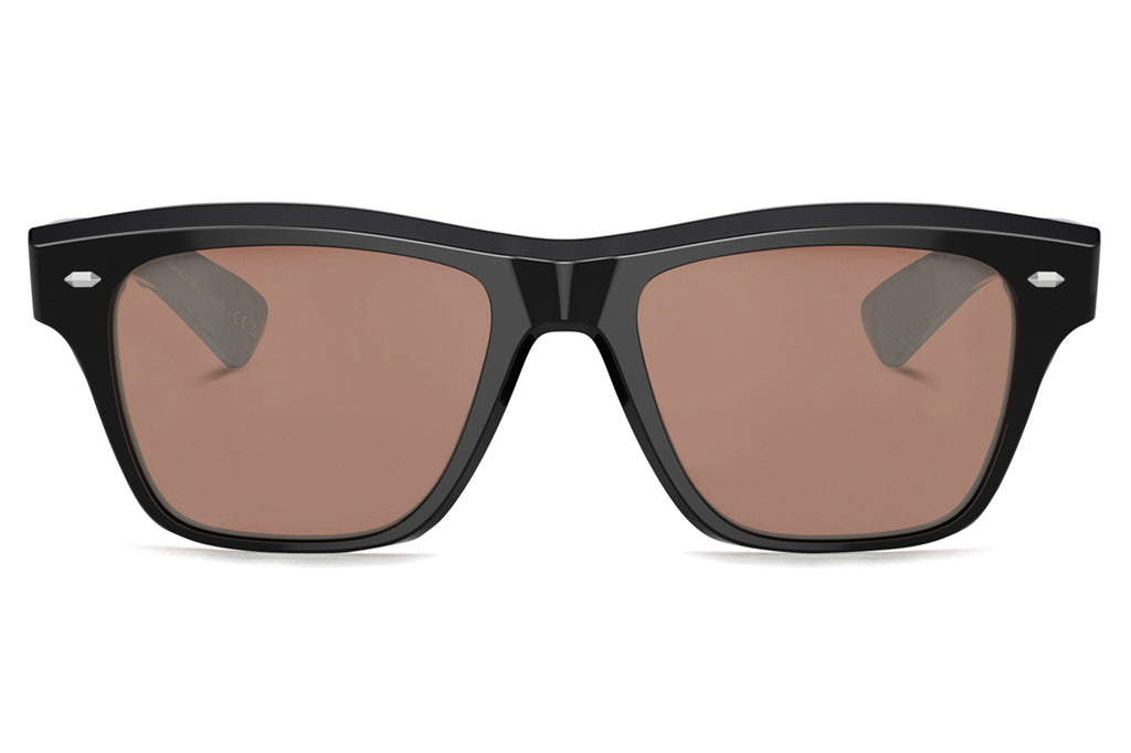 Oliver Peoples - Oliver Sixties (OV5522SU) Sunglasses Black with Persimmon Mirror Lenses