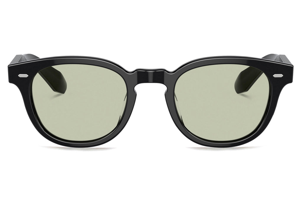 Oliver Peoples - N.01 (OV5528U) Sunglasses Black with Green Wash Lenses