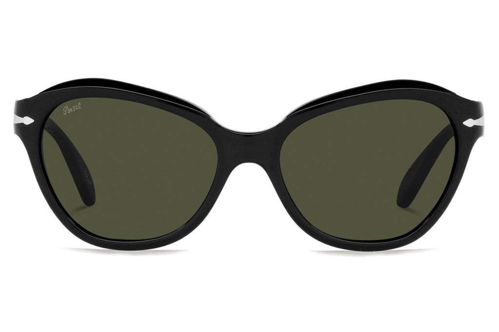 Persol - PO0582S Sunglasses Black with Green Lenses (95/31)