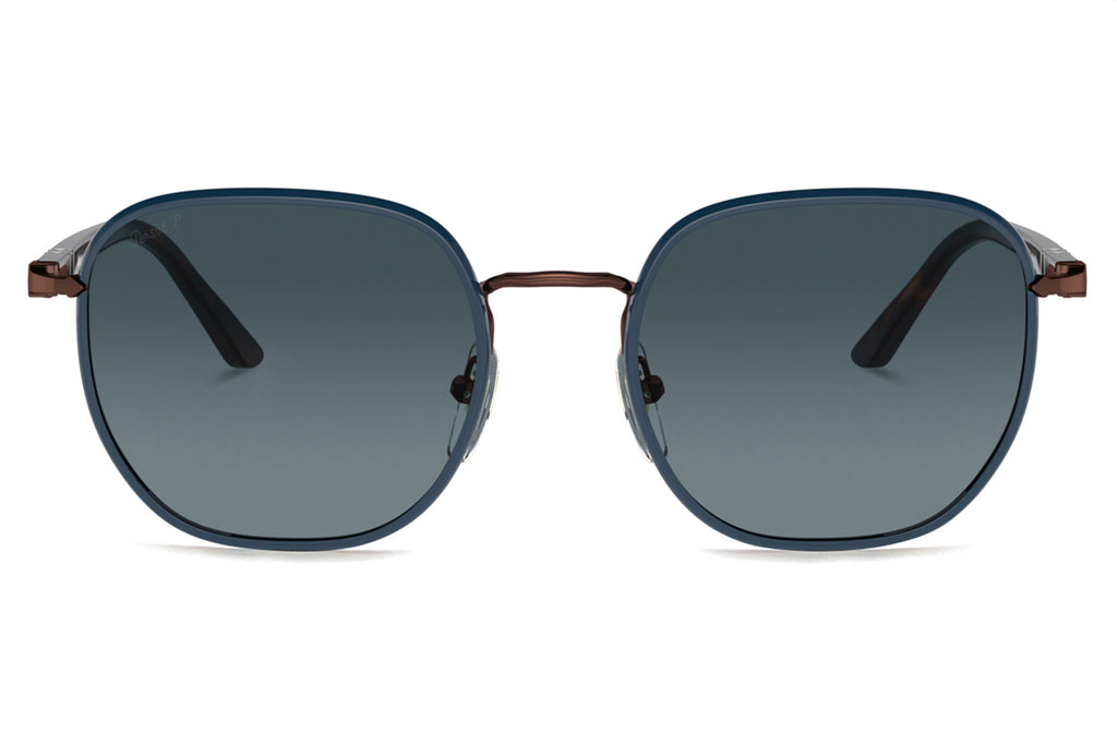Persol - PO1015SJ Sunglasses Brown/Blue with Blue Lenses (1127S3)