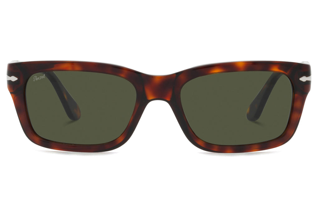 Persol - PO3301S Sunglasses Havana with Green Lenses (24/31)