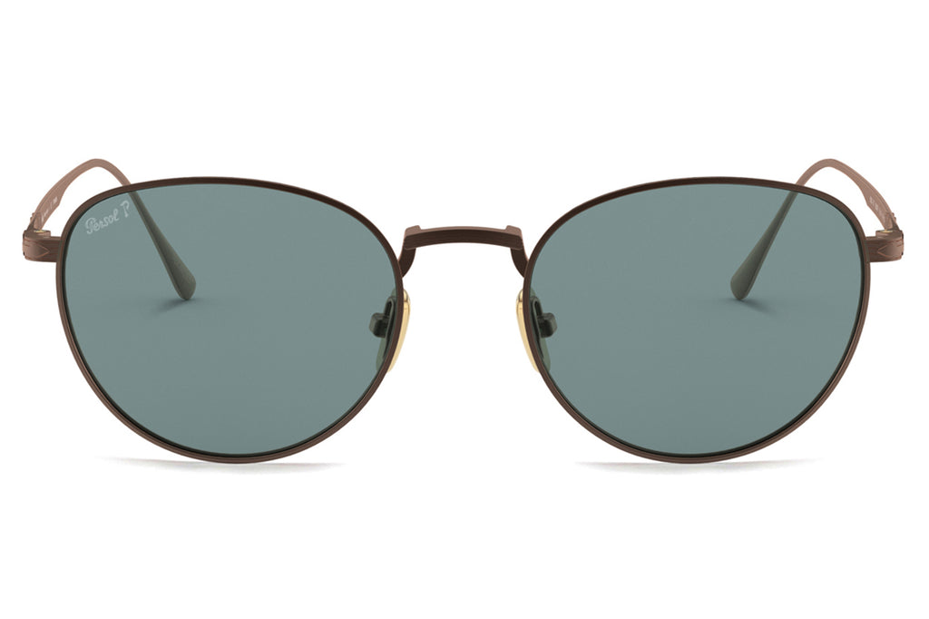 Persol - PO5002ST Sunglasses Bronze with Light Blue Polar Lenses (8003P1)