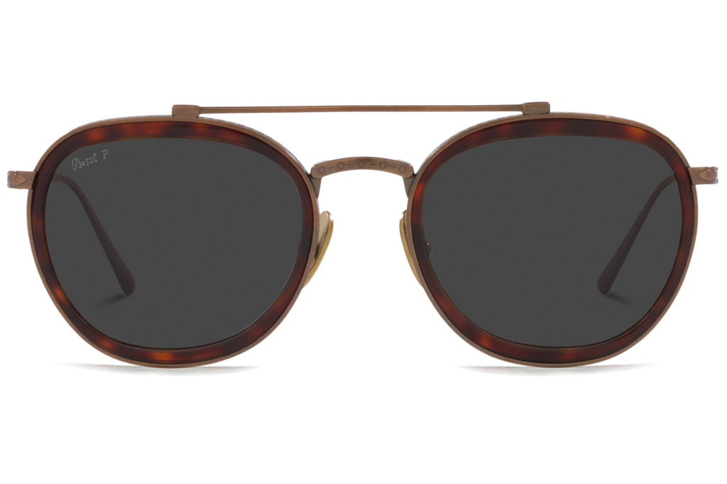 Persol - PO5008ST Sunglasses Brown/Havana with Black Polar Lenses (801648)