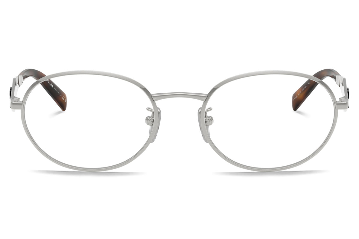 メガネ・老眼鏡 Archive PRADA halfrim eye glasses silver Prada® - PR D53VD | Oval Metal Low Bridge Fit Optical Frame