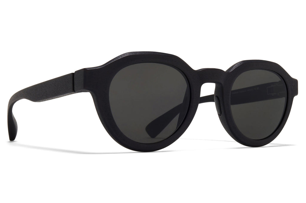 MYKITA - Dia Sunglasses MD1 - Pitch Black with Dark Grey Solid Lenses