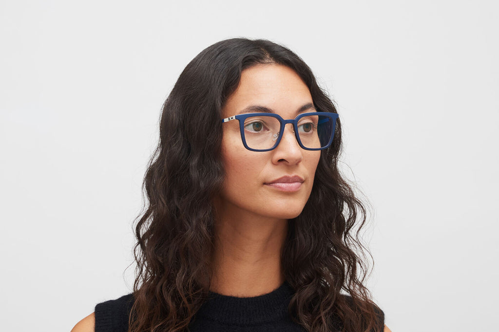 MYKITA® - Kolding Eyeglasses MH69 - Indigo/Matte Silver