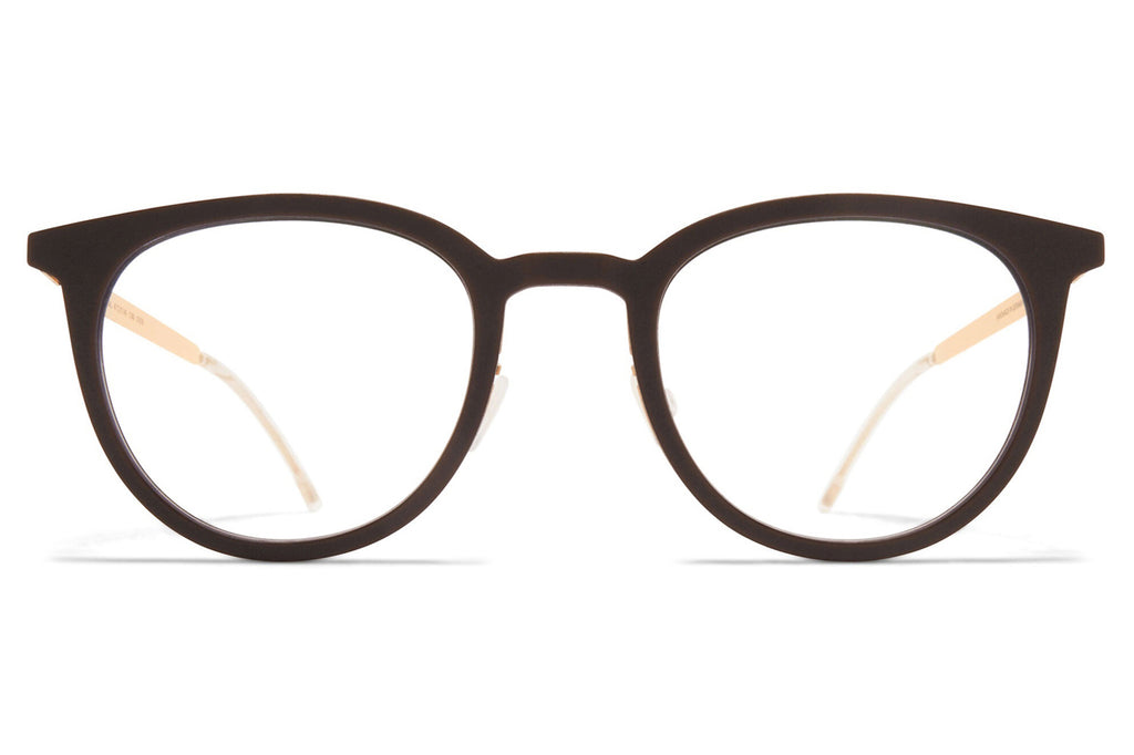 MYKITA® - Sindal Eyeglasses MH8 - Ebony Brown/Champagne Gold