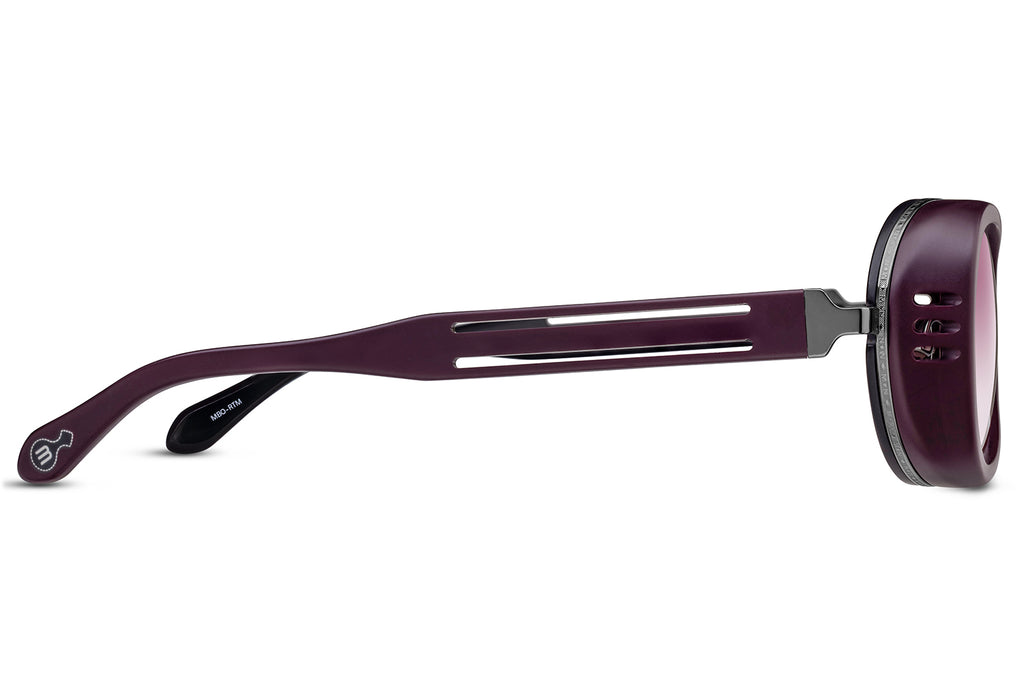 Matsuda - 10616H Sunglasses Matte Bordeaux - Ruthenium