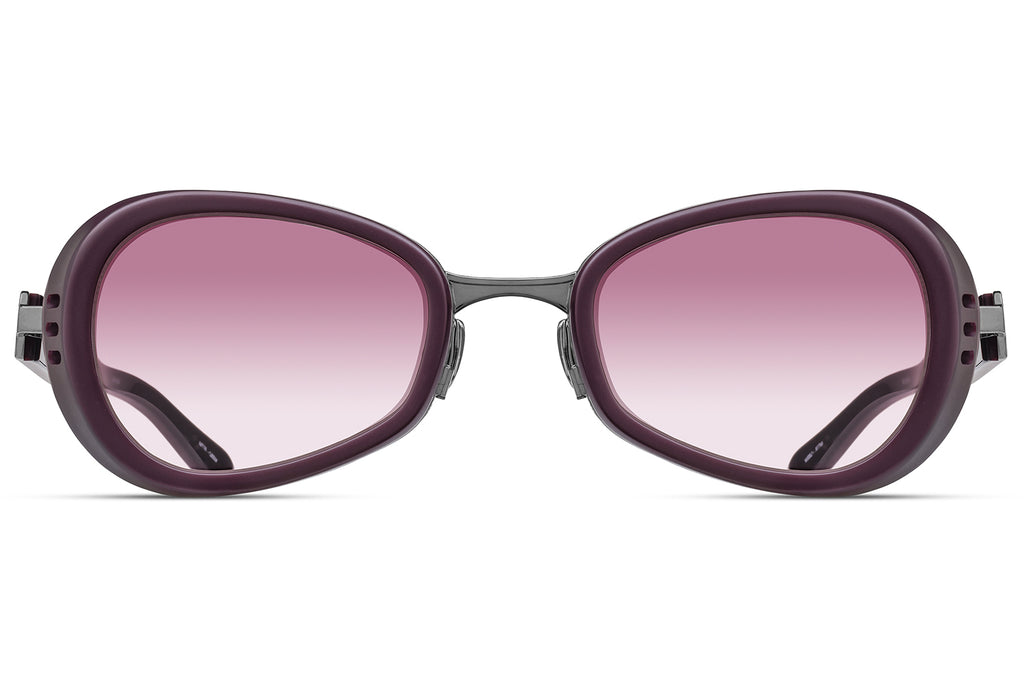 Matsuda - 10616H Sunglasses Matte Bordeaux - Ruthenium