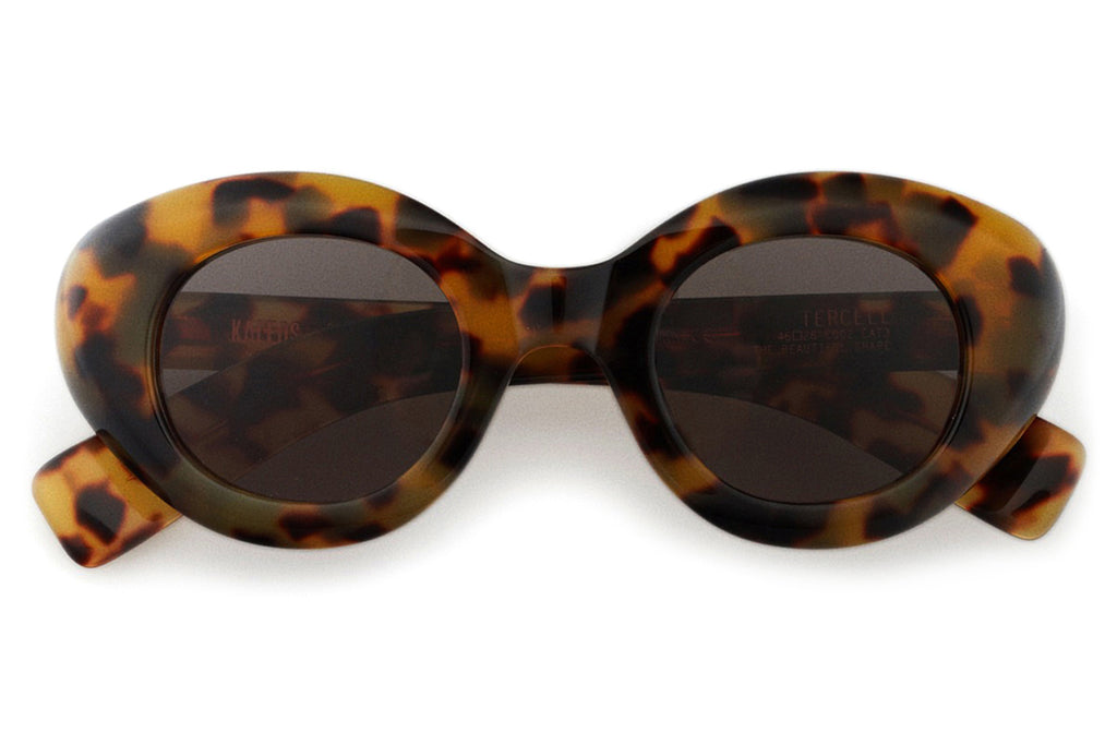 Kaleos Eyehunters - Tercell Sunglasses Brown Tortoise