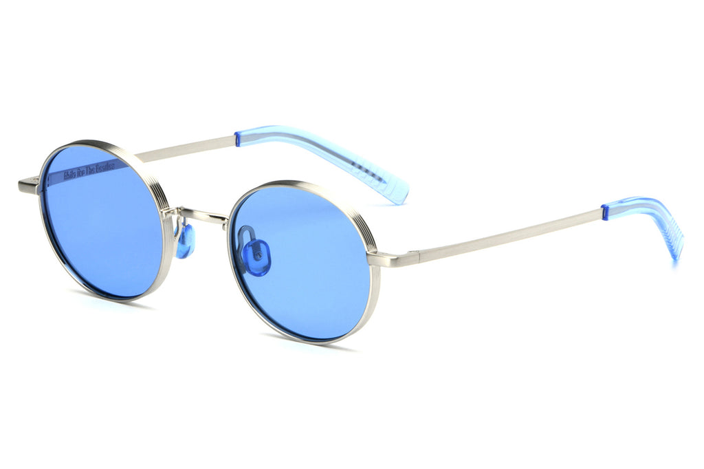 AKILA® Eyewear - Akila for the Beatles (A Side) Sunglasses Silver w/ Sky Blue Lenses