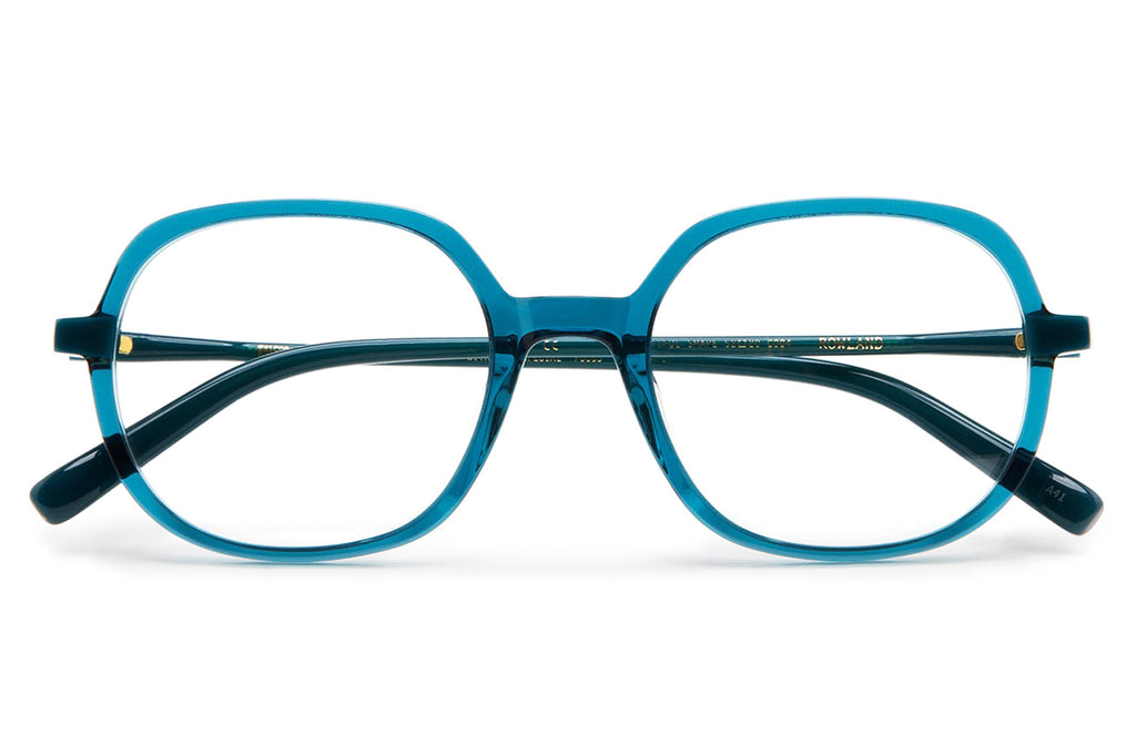 Kaleos Eyehunters - Rowland Eyeglasses Transparent Bluish Green