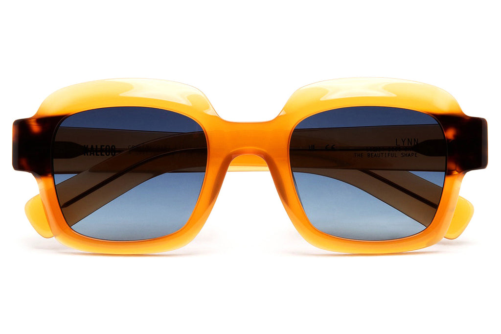 Kaleos Eyehunters - Lynn Sunglasses Translucent Amber/Dark Brown Tortoise