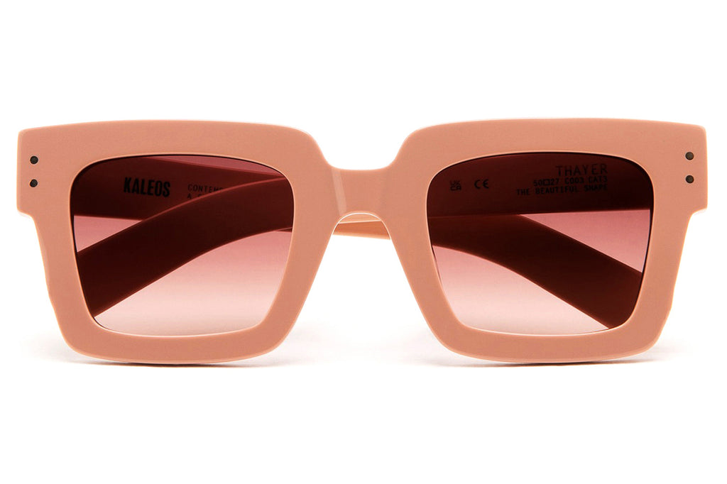 Kaleos Eyehunters - Thayer Sunglasses Dark Peach