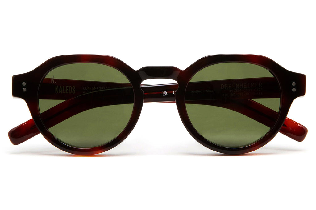 Kaleos Eyehunters - Oppenheimer Sunglasses Red Tortoise