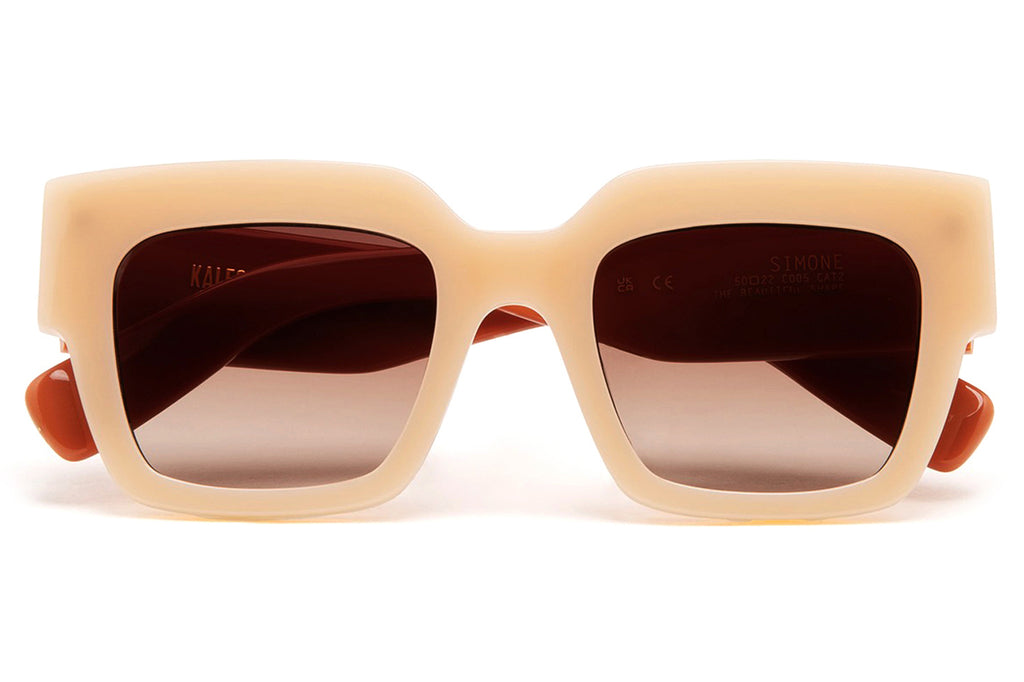 Kaleos Eyehunters - Simone Sunglasses Creamy Beige