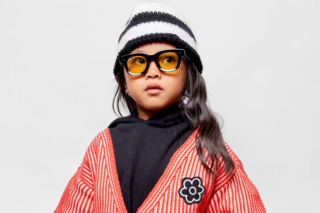 AKILA® Eyewear - Apollo Kids Sunglasses Black w/ Yellow Lenses