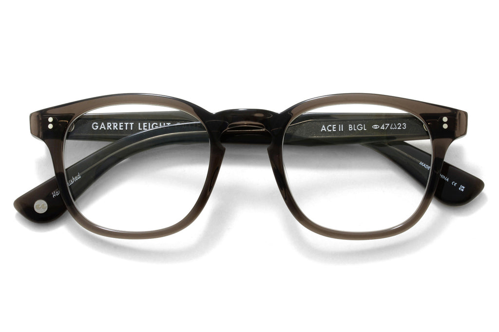 Garrett Leight - Ace II Eyeglasses Black Glass