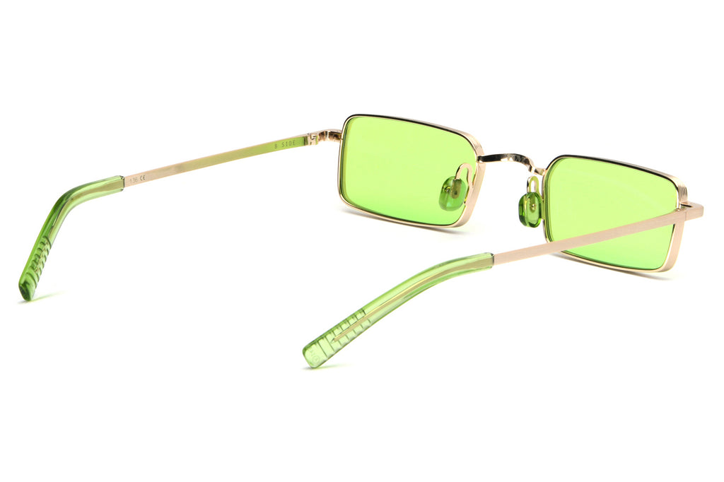 AKILA® Eyewear - Akila for the Beatles (B Side) Sunglasses Gold w/ Apple Green Lenses