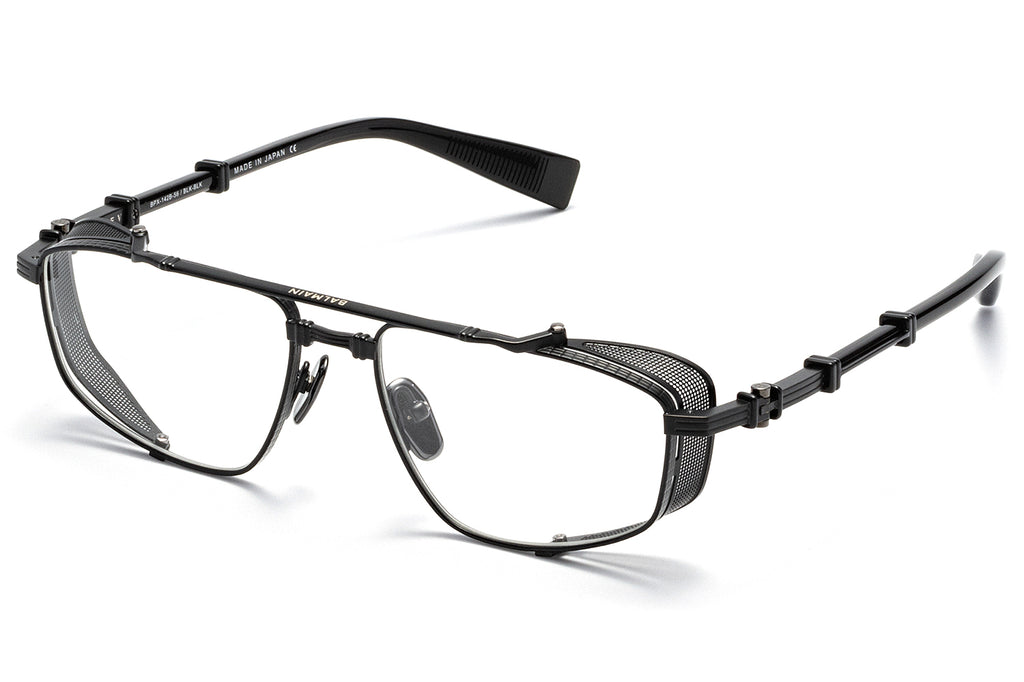 Balmain® Eyewear - Brigade V Eyeglasses Matte Black & Black Crystal