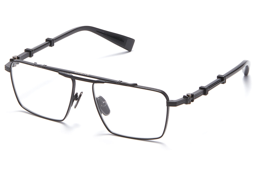 Balmain® Eyewear - Brigade VI Eyeglasses Matte Black & Dark Grey 