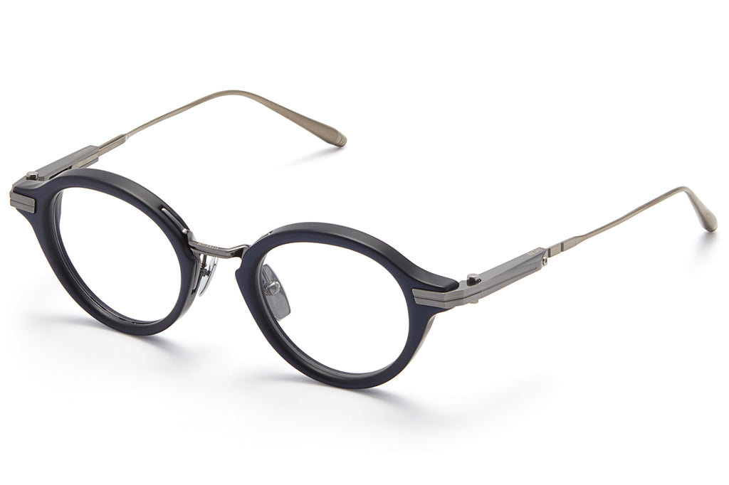 Akoni - Copernico Eyeglasses Matte Navy & Antique Silver