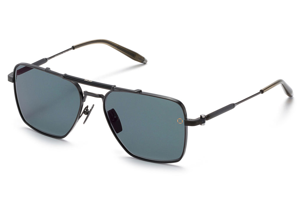 Akoni - Eos Sunglasses Brushed Black - Olive with G-15 Polarized Lenses