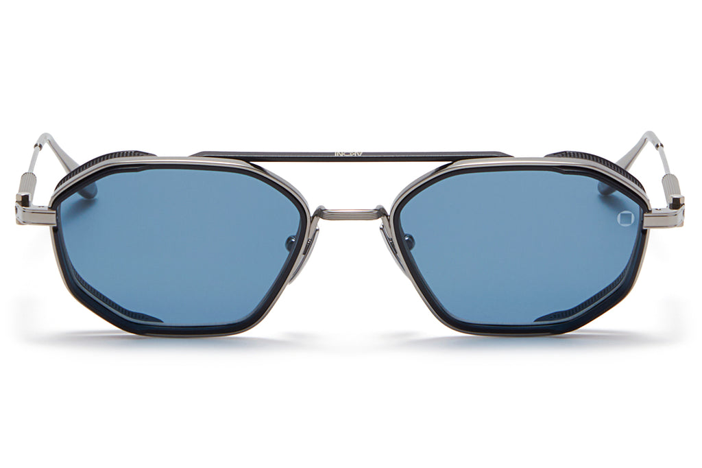 Akoni - Eris-Two Sunglasses Matte Navy with Dark Blue – Black Flash Mirror Lenses