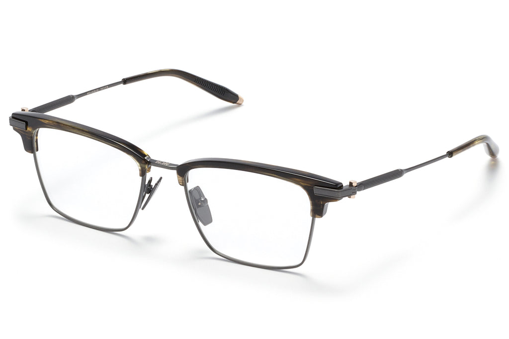 Akoni - Galileo Eyeglasses Dark Tortoise & Antiqued Pewter