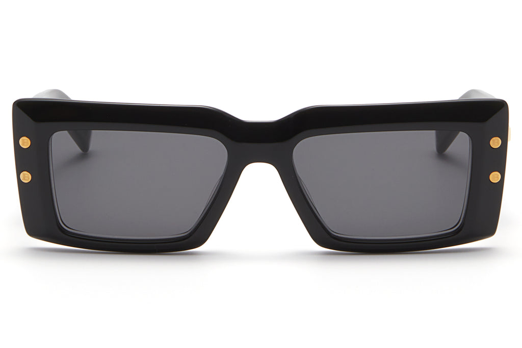 Balmain® Eyewear - Imperial Sunglasses Black & Gold with Dark Grey Lenses