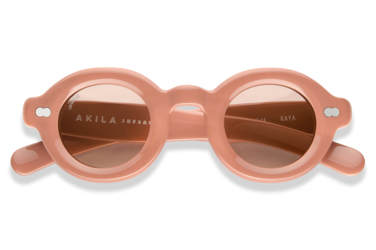 AKILA サングラス KAY ピンク AKILA® - Kaya_Inflated | Round Acetate Sunglasses