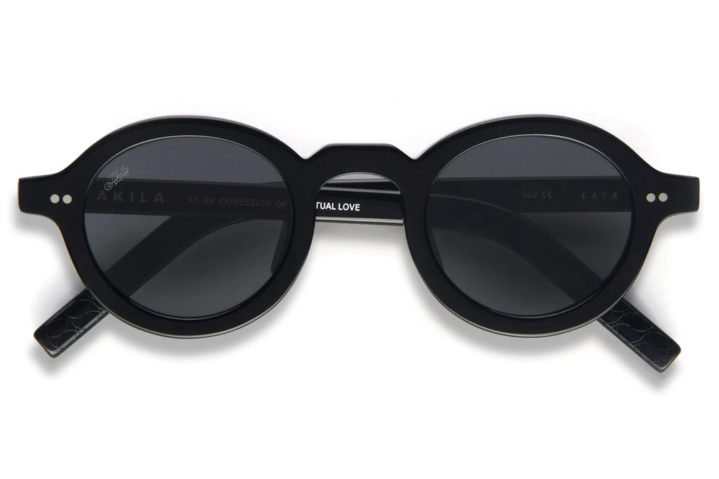 AKILA® Eyewear - Kaya Sunglasses Black w/ Black Lenses