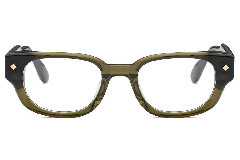 Lunetterie Générale - À Tout Jamais Eyeglasses Military Green & 18K Gold