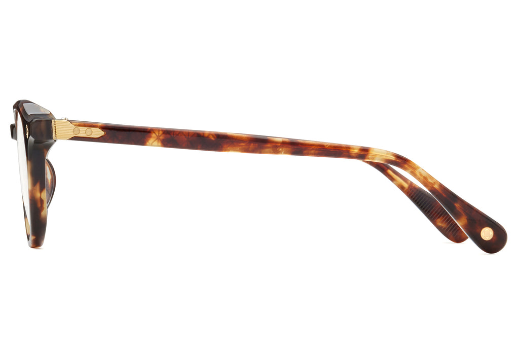 Lunetterie Générale - Desert Rain Eyeglasses Medium Tortoise & 18K Gold