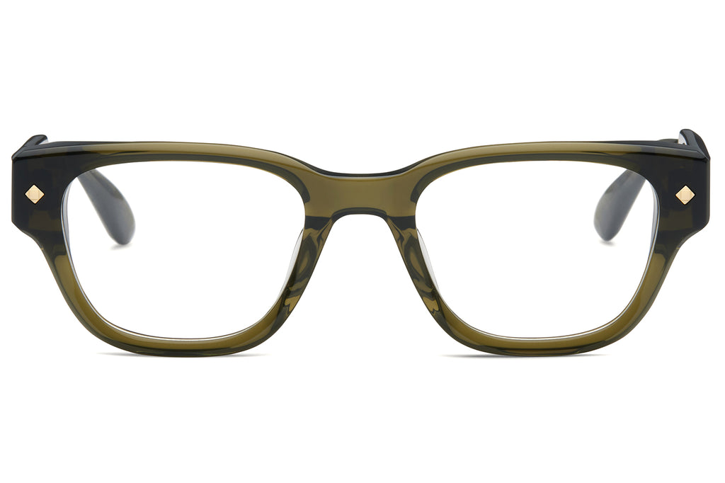 Lunetterie Générale - Minuit Moins Une Eyeglasses Military Green & 18K Gold