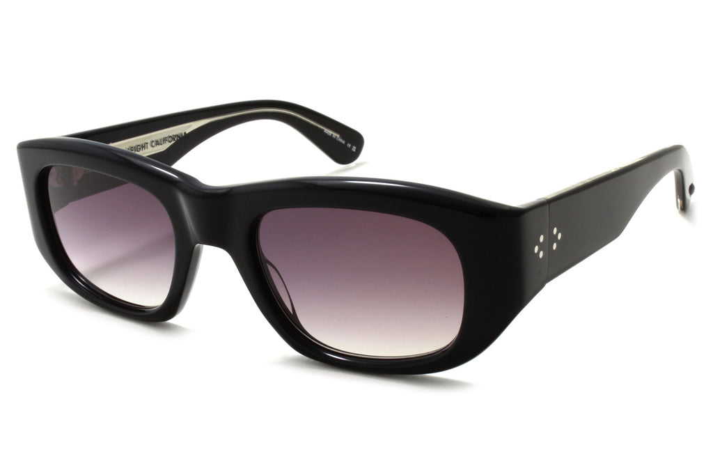 Garrett Leight - Laguna Sunglasses Black with Waning Moon Gradient Lenses