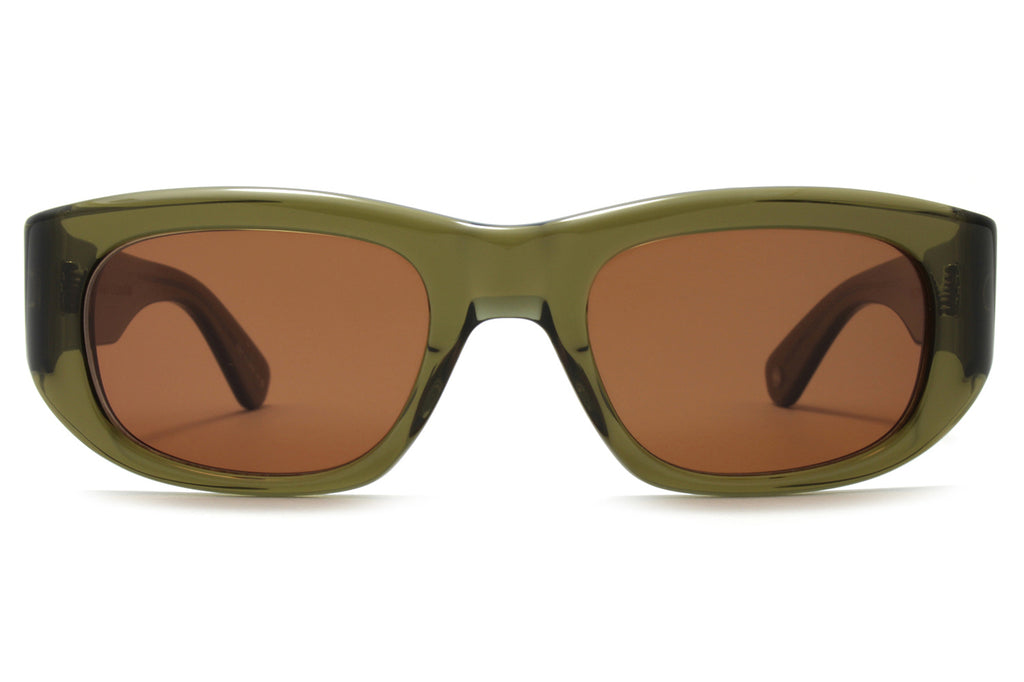 Garrett Leight - Laguna Sunglasses Willow with Oak Lenses