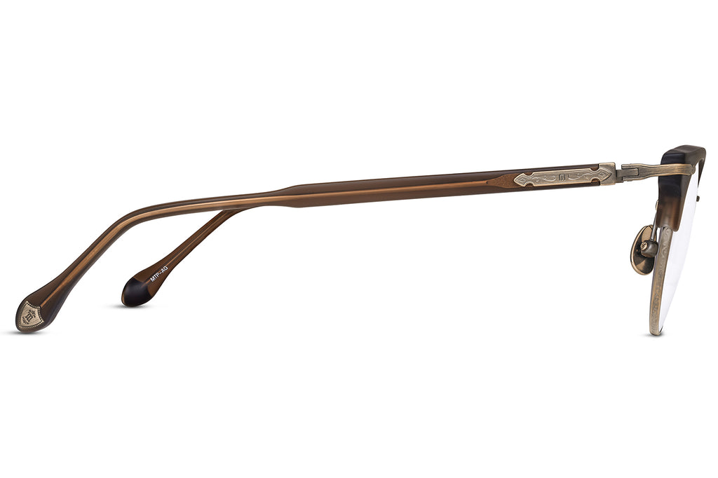 Matsuda - M2061 Eyeglasses Matte Taupe - Antique Gold