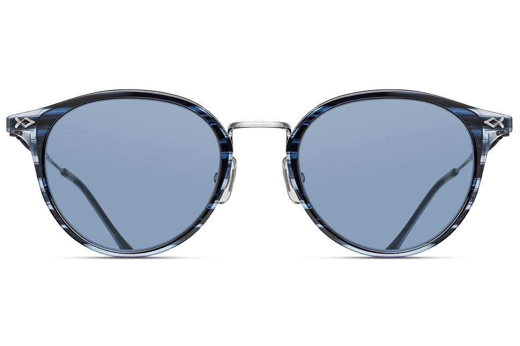 Matsuda - M3114 Sunglasses Blue Demi - Brushed Silver