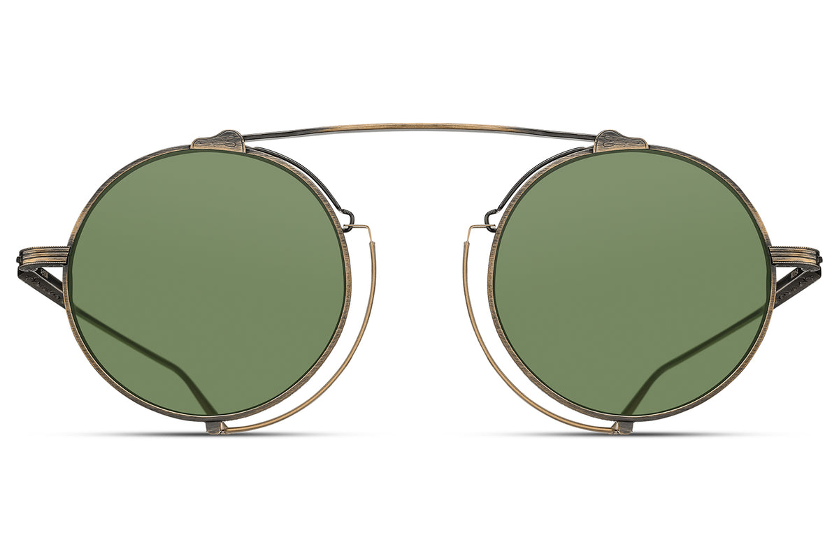 Matsuda® - M3154 | Pince-Nez Round Titanium Sunglasses
