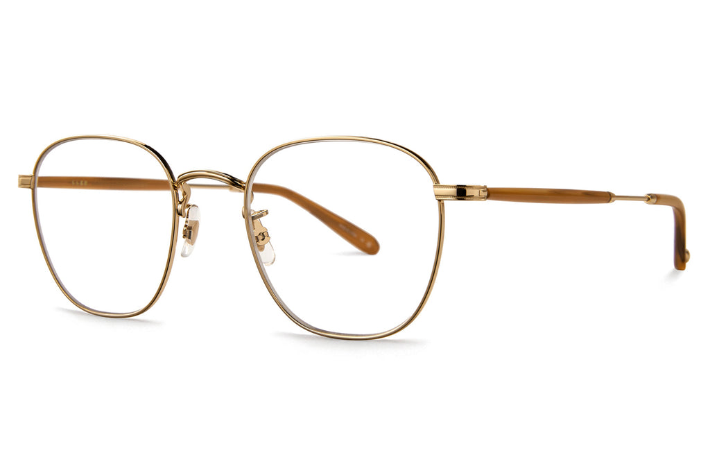 Garrett Leight - Grant M Eyeglasses Gold-Sierra Tortoise