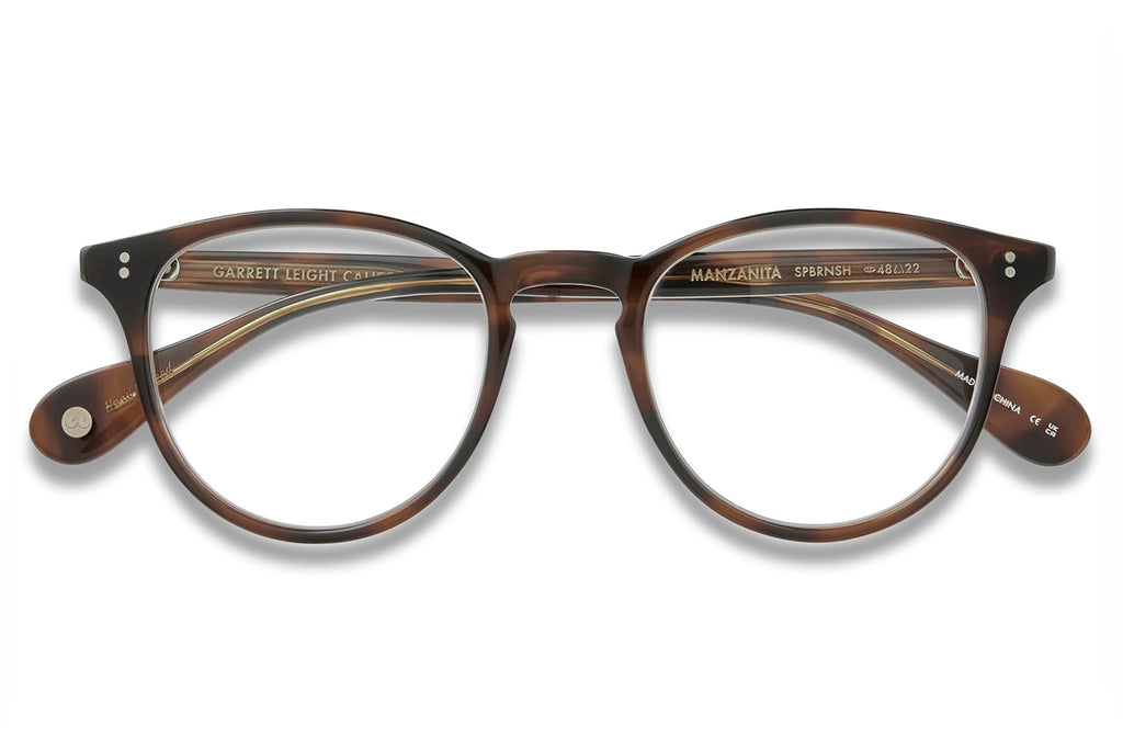 Garrett Leight - Manzanita Eyeglasses Spotted Brown Shell