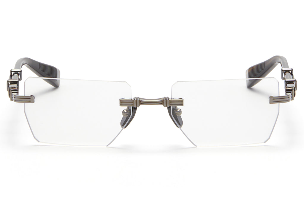 Balmain® Eyewear - Pierre Eyeglasses Black Rhodium & Brown Swirl