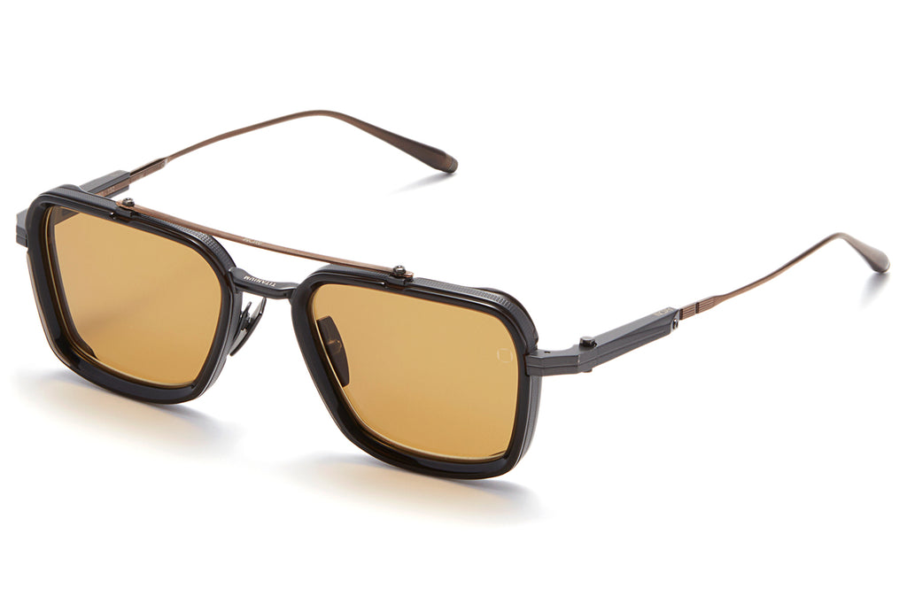 Akoni - Solis Sunglasses Black Iron & Bronze with Senape Lenses